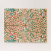 William Morris Hyacinth Blume Rose Puzzle (Horizontal)