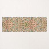 William Morris Hyacinth Blume Rose Yogamatte (Rückseite (Horizontal))