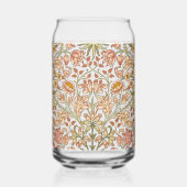 William Morris Hyacinth Floral Botanische Kunst Dosenglas (Rückseite)