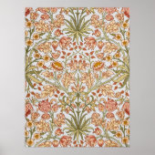 William Morris Hyacinth Floral Botanische Kunst Poster (Vorne)