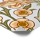William Morris Hyacinth Floral Botanische Kunst Poster (Ecke)