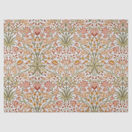 William Morris Hyacinth Floral Botanische Kunst Seidenpapier (Vorderseite)