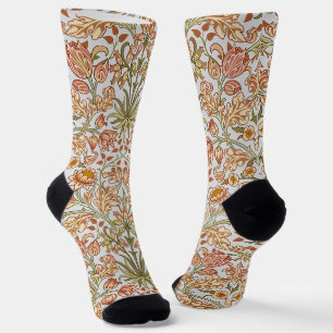 William Morris Hyacinth Floral Botanische Kunst Socken