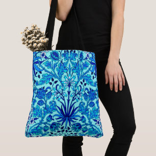 William Morris Hyacinth Print, Aqua und Türkis Tasche