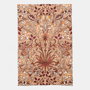 William Morris Hyacinth Print, Brown und Beige Geschirrtuch