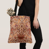 William Morris Hyacinth Print, Brown und Beige Tasche (Von Nahem)