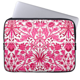 William Morris Hyacinth Print, Burgundy und Pink Laptopschutzhülle