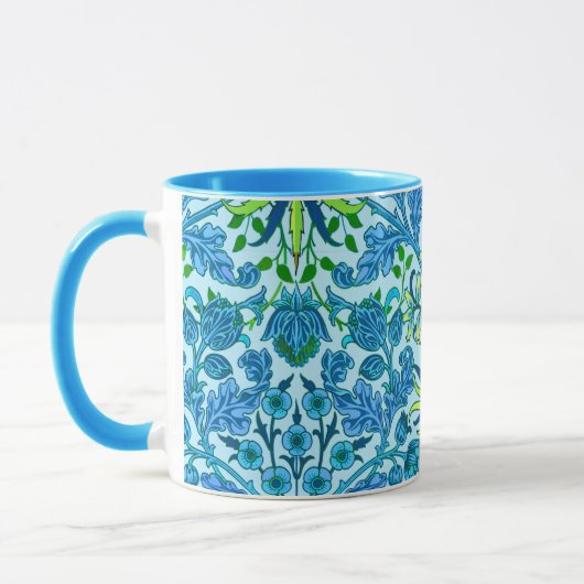 William Morris Hyacinth Print, Cerulean Blue Tasse (Links)