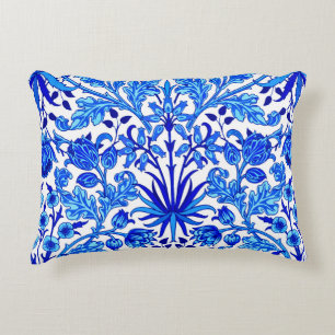 William Morris Hyacinth Print, Cobalt Blue & White Dekokissen
