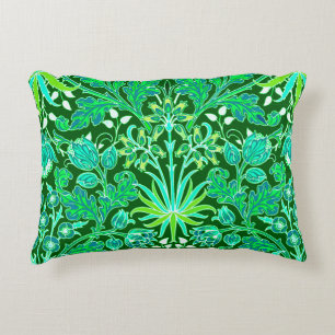 William Morris Hyacinth Print, Emerald Green Zierkissen