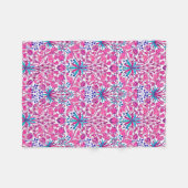 William Morris Hyacinth Print, Fuchsia Pink Fleecedecke (Vorderseite (Horizontal))