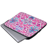 William Morris Hyacinth Print, Fuchsia Pink Laptopschutzhülle (Vorne Knopf)