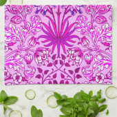 William Morris Hyacinth Print, Lavender und Violet Küchentuch (Gefaltet)