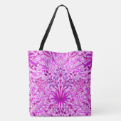 William Morris Hyacinth Print, Lavender und Violet Tasche (Rückseite)