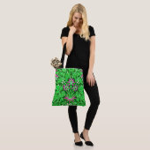 William Morris Hyacinth Print, Lime Green Tasche (Am Model)