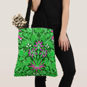 William Morris Hyacinth Print, Lime Green Tasche (Von Nahem)