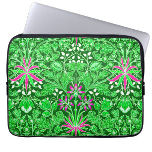 William Morris Hyacinth Print Limon & Emerald Gree Laptopschutzhülle