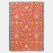 William Morris Hyacinth Print, Mandarin Orange Decke (Vorderseite Vertikal)