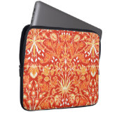 William Morris Hyacinth Print, Mandarin Orange Laptopschutzhülle (Vorne Rechts)