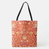 William Morris Hyacinth Print, Mandarin Orange Tasche (Vorderseite)