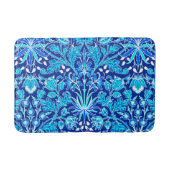 William Morris Hyacinth Print, Navy & Cobalt Blue Badematte (Vorderseite)