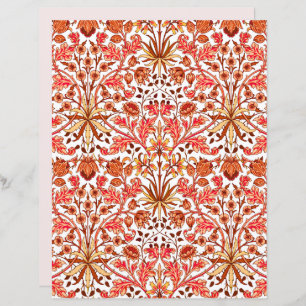 William Morris Hyacinth Print, Orange und Beige
