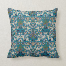 William Morris Hyacinth Print, Vintages Blau