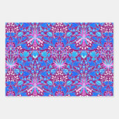 William Morris Hyacinths, Türkis, Pflaume, Grün Geschenkpapier Set (Vorderseite 2)