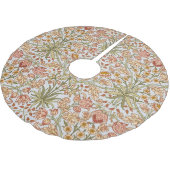 William Morris Hyazinthen Blumen Botanische Kunst Polyester Weihnachtsbaumdecke (Schrägansicht)
