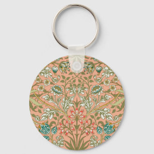 William Morris Hyazinthen-Blumen-Rosen-Kunst Schlüsselanhänger