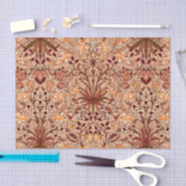 William Morris-Hyazinthen-Druck, Brown und Beige Seidenpapier (Handwerk)