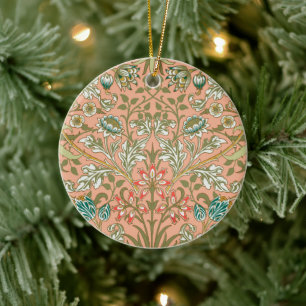 William Morris Hyazinthen-Muster Staubrose Keramik Ornament