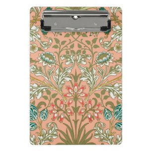 William Morris Hyazinthen-Muster Staubrose Mini Klemmbrett