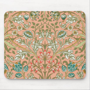 William Morris Hyazinthen-Muster Staubrose Mousepad