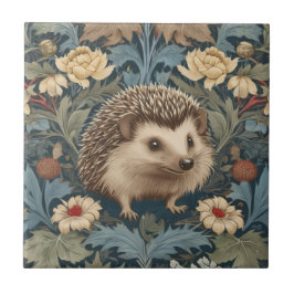 William Morris Igel Rechts gegenüber der Flora Fliese