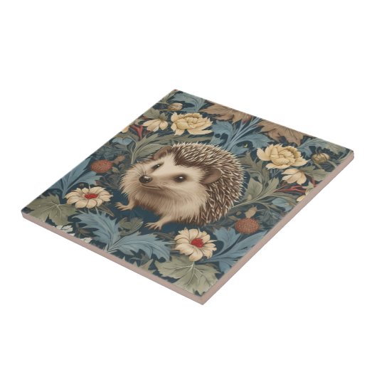 William Morris Igel Traditionelle Blume Fliese (Seite)