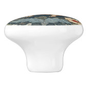 William Morris Igel Traditionelle Blume Keramikknauf (Seitenansicht)