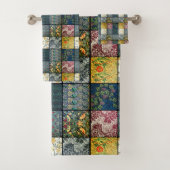 William * Morris II Art Nouveau Quilt Patch Badhandtuch Set (Insitu)
