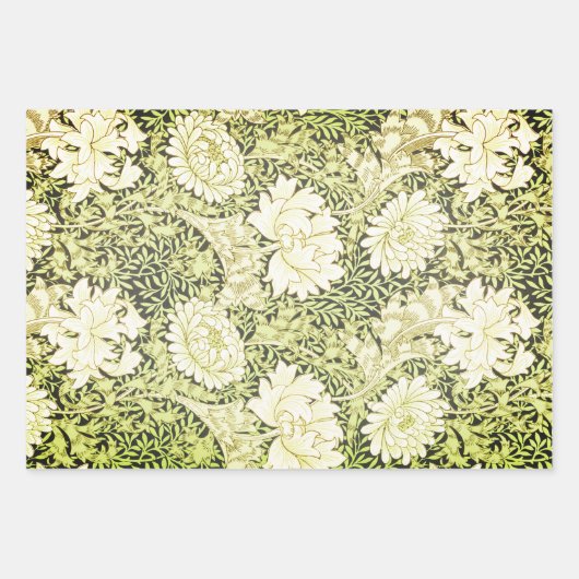 William Morris IN BLUE WRAPPER PAPER FLAT SHEETS Geschenkpapier Set (Vorderseite 3)