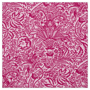 William Morris-Inder, Fuchsie und Pastellrosa Stoff