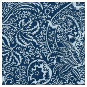 William Morris-Inder, Indigo und Himmel-Blau Stoff (Nahaufnahme)