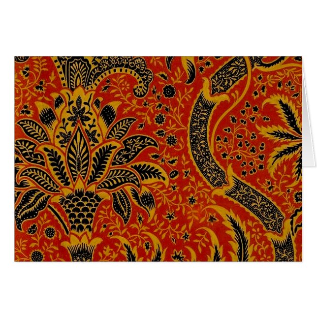 William Morris India Red Floral (Vorderseite (Horizontal))