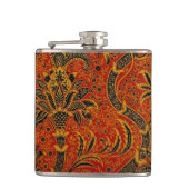 William Morris India Red Floral Flachmann (Vorderseite)