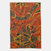 William Morris India Red Floral Handtuch (Vertikal)
