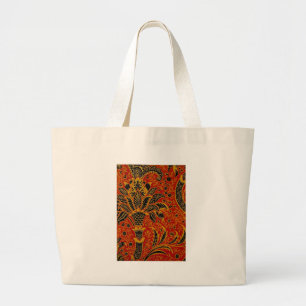 William Morris India Red Floral Jumbo Stoffbeutel
