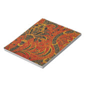 William Morris India Red Floral Notizblock (Rotiert)
