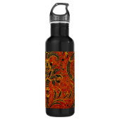 William Morris India Red Floral Trinkflasche (Vorderseite)