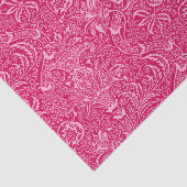 William Morris Indian, Deep Fuchsia Pink Seidenpapier (Ausschnitt)