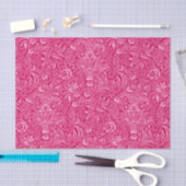 William Morris Indian, Deep Fuchsia Pink Seidenpapier (Handwerk)