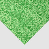 William Morris Indian, Limone und Kiwi Green Seidenpapier (Ausschnitt)